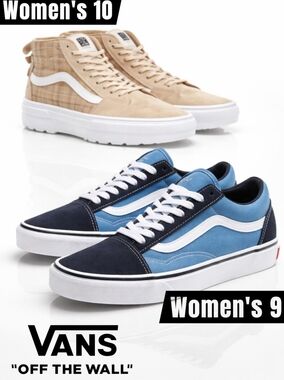 LOT VANS SENTRY SK8-HI WOMENS SHOE SIZE 10 + VANS OLD SKOOL Size 9 Blue
